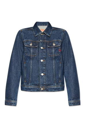 ジャケット・アウター kae bonny denim OP Kenzo Denim jacket with bark embroidery | Women's Clothing